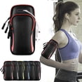 thumbnail image 1 of Bolso de brazo deportivo, brazo de carrera con soporte de teléfono móvil impermeable y cómodo, brazo de fitness con bicicleta yoga, 1 of 10