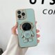 thumbnail image 1 of 3D Nuevo Astronauta Soporte Plateado Funda De Teléfono Para iPhone 11 12 13 14 Pro Max Cámara Lente Protección Silicona, 1 of 4