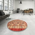 thumbnail image 3 of Ahgly Company Indoor Rectangle Abstract Red Abstract Area Rugs, 6' x 9', 3 of 6
