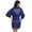 Blue, variant on Women's Satin Sleepwear Robe‌ Gold Glitter Short Kimono for S-2XL Wedding Party Bathrobe