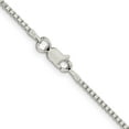 thumbnail image 3 of Sterling Silver 1.5mm Box Chain (28 X 1.5) Made In Italy qbx028-28, 3 of 5