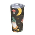 thumbnail image 2 of Kll Gnome Insect Frog Stainless Steel Vacuum Insulated Coffee Cup 20 Oz Insulated Travel Mug Water Cup With Leak-Proof Straw Lid & Flip Lid,1 Metal Straws,1 Cleaning Brush, 2 of 8