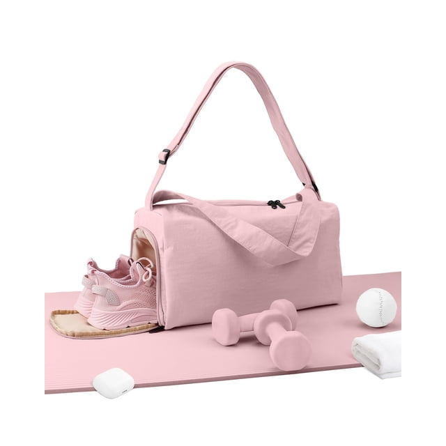 Bolsa de gimnasio Suwarble Small para mujer con compartimento para zapatos y bolsillo húmedo