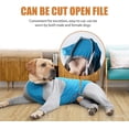 thumbnail image 2 of Various Color Dog Onesie Surgery Recovery Suit, Abdominal Wound After Surgery Wear, Prevent Licking Wounds, Long Sleeve Postoperative Shirts Dog Bodysuit Prevent Shedding, For Small Medium Large Dog, 2 of 6