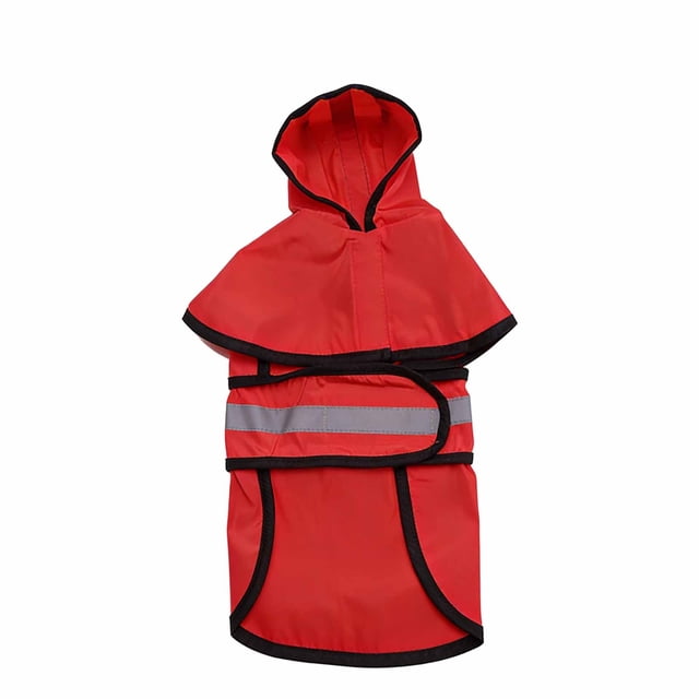 TIELUTT Raincoat Large and Small Raincoat Reflective Pet Clothes for Medium Dogs Male Pet Clothes for Large Dogs Male Pet Clothes for Medium Dogs Girl Pet Clothes for Large Dogs Pet Clothes Hangers M
