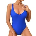 thumbnail image 3 of MDUKONU Women's Plus Size Tankini Swimsuit Upf 50 Swimsuit Blue S, 3 of 9