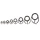thumbnail image 1 of 8 Piezas GuÍA De Caña De Pescar GuÍAs De Ojos De Caña De Pescar Oval Anillos De LÍNea Kit De ReparaciÓN De Poste Tamaño Mixto Anillos De Doble Pierna, 1 of 1