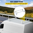 thumbnail image 2 of VEVOR Roof Ladder Rack Van Ladder Rack 46-68 in Adjustable 2 Bars 331 LBS Universal, 2 of 9