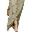 thumbnail image 4 of FASHIONWT Women Plus Size Turn-down Collar Casual Long Sleeve Lapel Button Maxi Long Dress, 4 of 4
