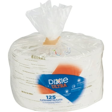 Pathways Soak Proof Shield Heavyweight Paper Plates, Wisesize, 5.88" Dia, 125/pack | Bundle of 5 Packs