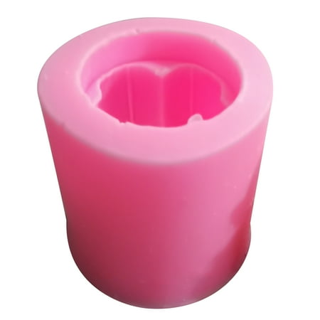

3D Heart Bear Silicone Candle Mold Handmade Soap Mold Cake Chocolate Candy Decor