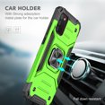 thumbnail image 7 of NIFFPD Galaxy A02S Phone Case Samsung A02S Case Magnetic Car Mount Ring Kickstand Cover Case Samsung Galaxy A02S Green, 7 of 7