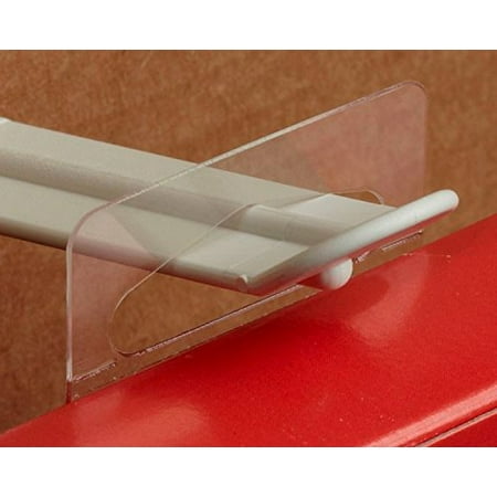 Hang Tab Box Clear Large Hanging Tabs, Self Adhesive Package Hanger with Hang Tab Sticker - 100 Pack ()