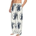 thumbnail image 3 of Mens Pajama Pants - Soft Sleep & Lounge Pants for Men, Vintage Goat cute print Cuteness Casual PJ Bottoms Pants with Pockets, 3 of 5