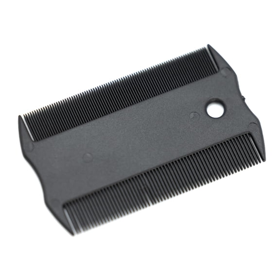 Jeffers Pet Palm Flea Comb for Dogs, Cats, Puppies & Kittens, 3.25" - Double Sided Grooming Comb for Pets, Portable Pet Grooming Tool for Fleas, Eggs, Dirt & Shedding Fur, Ideal for All Coat Types