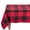 Red, variant on Fennco Styles Buffalo Check Plaid Design Cotton Down Filled Throw Pillow