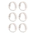thumbnail image 4 of Crochet Ring,6PCS Metal Crochet Rings Adjustable Knitting Ring Thread Guide Finger Holder Remarkable Clarity, 4 of 12