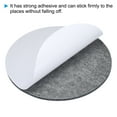 thumbnail image 4 of Uxcell 8.7" Diameter Adhesive Non-Slip Backed Felt, 5mm Thickness, Gray, 4 of 6