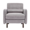 thumbnail image 4 of Elle Decor Natalie Arm Chair in Light Gray, 4 of 7