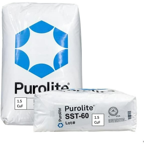 1.5CuFt Purolite SST60 Salt Saving High Efficiency Softening Resin