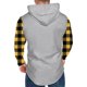thumbnail image 3 of Sudadera con capucha para hombre, informal, de moda, de manga larga, lisa, con capucha, blusa de poliéster., 3 of 6