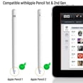 thumbnail image 4 of Pointes de Crayon pour Apple Pencil 1/2 Remplacement Pointes de Crayon Colorées Stylet Couverture de Pointe pour Ipencil Résistant à l'Usure Pointe de Rechange Silencieuse 5 Pcs Orange, 4 of 6