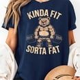 thumbnail image 2 of Kinda Fit Sorta Fat - Funny Gym Bear Weightlifting Workout Unisex T-Shirt, Sizes S-5XL, Gategoo, 2 of 5