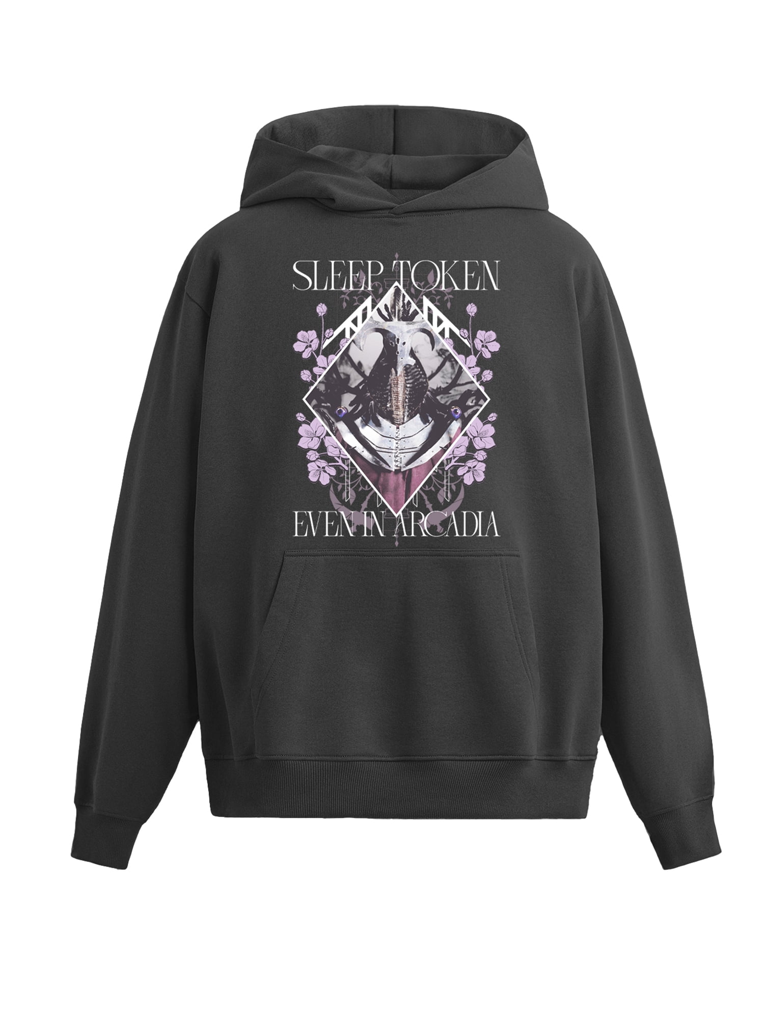 Sleep Token Men’s Pullover Fleece Hoodie, Floral Arcadia, Sizes S–3XL