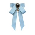 thumbnail image 2 of Milageto Bow Tie Ribbon Brooch Pre Tied Bow Tie Bowknot Shirt Tie for Student Uniform, 2 of 8