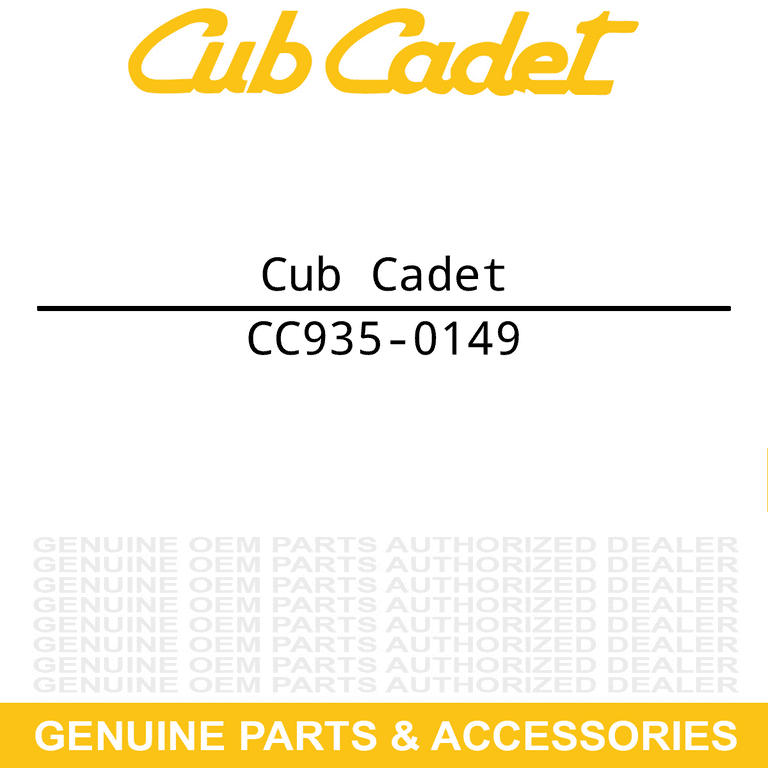 CUB CADET 935-0149 Fuel Tank Bushing 1000 800 RZT50 RZT54 RZT42 1200