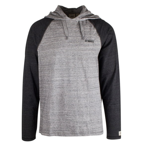 Vans Men's Marled Blocked Drizzle Blocked Hooded L/S T-Shirt