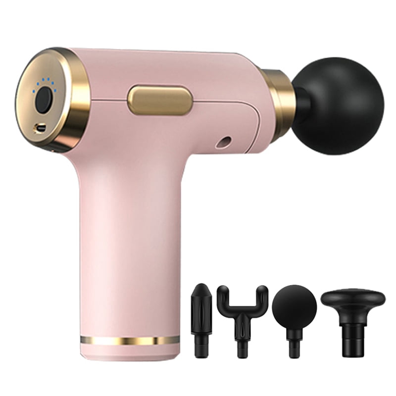 Cordless Pocket Fitness Massage Gun 6 Speed Vibration Mini Deep Tissue Massager for Sports Body Therapy & Relaxation