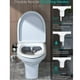 thumbnail image 3 of Asiento de inodoro ABS, boquilla de autolimpieza, perilla giratoria de repuesto, accesorios de rociador de baño doméstico multimodo Universal Juegos de accesorios de baño América del Norte 9/16 Bearachild HA070417-01, 3 of 6