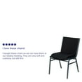 thumbnail image 4 of Flash Furniture HERCULES Series Heavy Duty Black Dot Fabric Stack Chair, 4 of 12