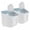 Blue, variant on Thehsnt 2-Pack Airtight Rice Storage Container – 55 lbs Each, Large Flour Bin with Seal Locking Lid & Wheels, Pet Food Storage with Measuring Cup