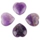 thumbnail image 3 of Piedra preciosa de fluorita, piedra curativa de cristal natural, piedra natural en forma de corazón, hecha para durar, 3 of 8