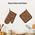 thumbnail image 6 of Vsdgher Cute Armadillos Oven Mitts and Pot Holders 2 pcs Set,High Heat Resistant Kitchen Oven Glove for Baking and Cooking, 6 of 7