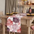 thumbnail image 2 of Table Runners 90 Inches Long Dress Scarves, Red Ombre Spring Floral Farmhouse Coffee/Dining/Kitchen Table Runner for Living Room, Summer Botanical Flowers 13x90 Inch, 2 of 9