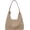 Beige, variant on Suede Tote Bag Women Fall Winter Vintage Casual Handbag PU Strap Zip Slip Pocket Matte Shoulder Bag