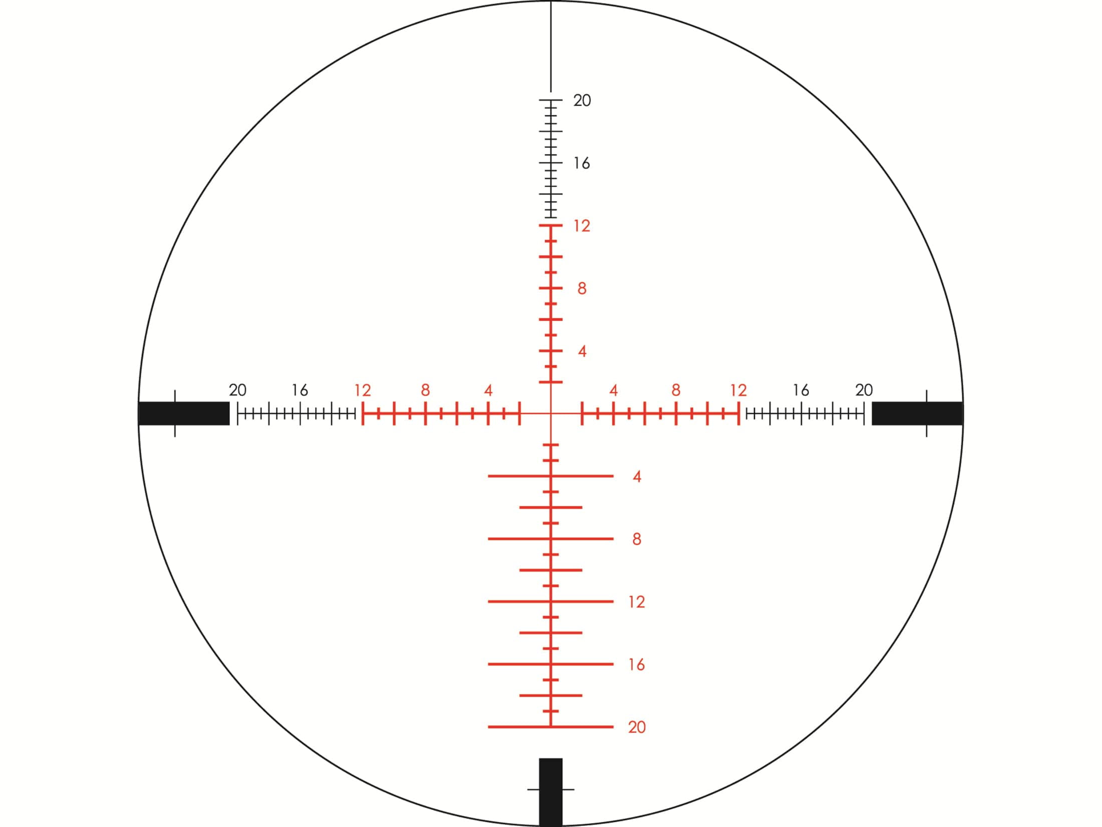 Vortex Optics Strike Eagle Rifle Scope 4-24x 50mm Illuminated EBR-4 MOA Reticle Matte Black