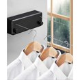 thumbnail image 1 of Retractable Clothesline, Adjustable Extendable Laundry Line 4.2 m, Outdoor Clothes Drying Pole, Outdoor Clothesline, for Hotel Interior, Bathroom, Bal, 1 of 4