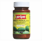 Priya Mixed Vegetable Pickle Extra Hot (With Garlic) 300 Gm (10.6 Oz)