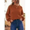 thumbnail image 2 of PRETTYGARDEN Women's Oversized Sweaters Sleeve Crew Neck Jumper Tops Chunky Knit Pullover Sweater, 2 of 6