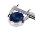thumbnail image 4 of Space Galaxy Round Pill Box Small Pill Case For Purse Pocket Medicine Organizer Travel Pillbox Portable Pill Container, 4 of 6