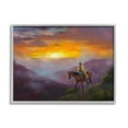 thumbnail image 4 of Stupell Industries Traveling Southern Cowboy Mountain Valley Sunset,30 x 24, Design by Jack Sorenson, 4 of 5