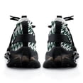 thumbnail image 6 of Aesthetic Blue Green And White Ripple Walking Shoes for Men Woman Lightweight Tennis Fashion Elastic Sports Shoes Cushion Basketball Shoes, 6 of 7