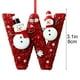 thumbnail image 3 of Decoraciones Del Árbol de Navidad Decoración Del Árbol de Navidad de 26 Letras Colgante Ornamentos Del Árbol de Navidad Ornamentos de Navidad Personalizados Decoración de Navidad Decoración Colgante D, 3 of 6