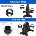 thumbnail image 3 of Eotvia Under Desk Bike Pedal Exerciser, Mini Exercise Bike Portable Peddler with Digital Display, Black Leg/Arm Exercise Bike Foot Cycle with Adjustable Resistance/Non-slip Pedals for Home Office, 3 of 10