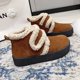 thumbnail image 3 of Botas Tobillo Botines Invierno Zapatos Mujer Exterior Con Forro Piel Cálido, 3 of 9