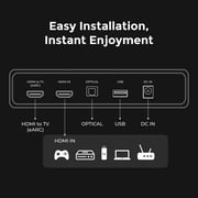 ULTIMEA 7.1.4ch Sound Bar with Dolby Atmos, Surround Sound System for TV with 2 Surround Speakers, Sound Bar for Smart TV, Soundbar with Subwoofer for Home Theater, BT 5.4, HDMI eARC, Skywave Series